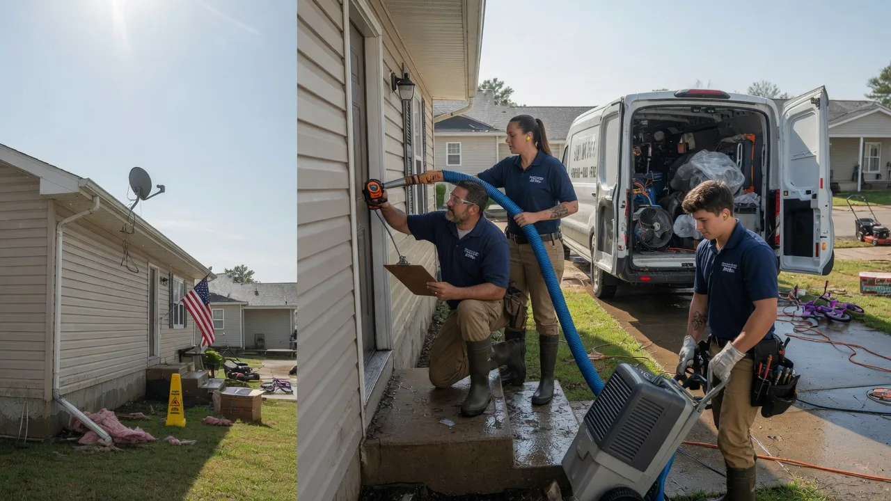 Ceiling Water Damage Restoration in Cameron, OK near me